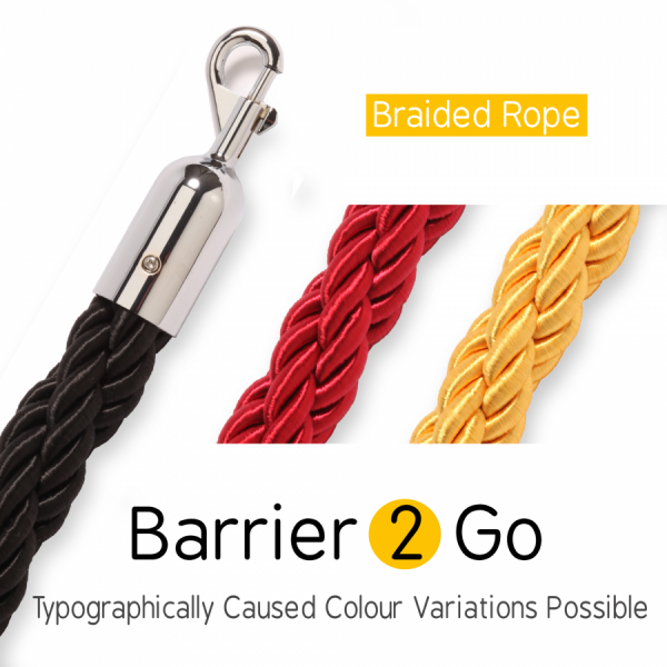 Braided VIP Rope Barrier 2 Go